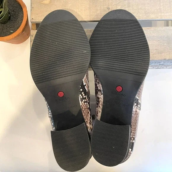 Blondo Elvina Snakeskin Waterproof Chelsea Ankle Boot Size 8 New - Picture 5 of 7